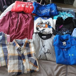 10-12 L boys shirts,  hoodies